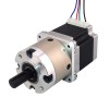 Nema 23 stappenmotor bipolair L=56mm w/overbrengingsverhouding 4:1 planetaire tandwielkast & pinconnector