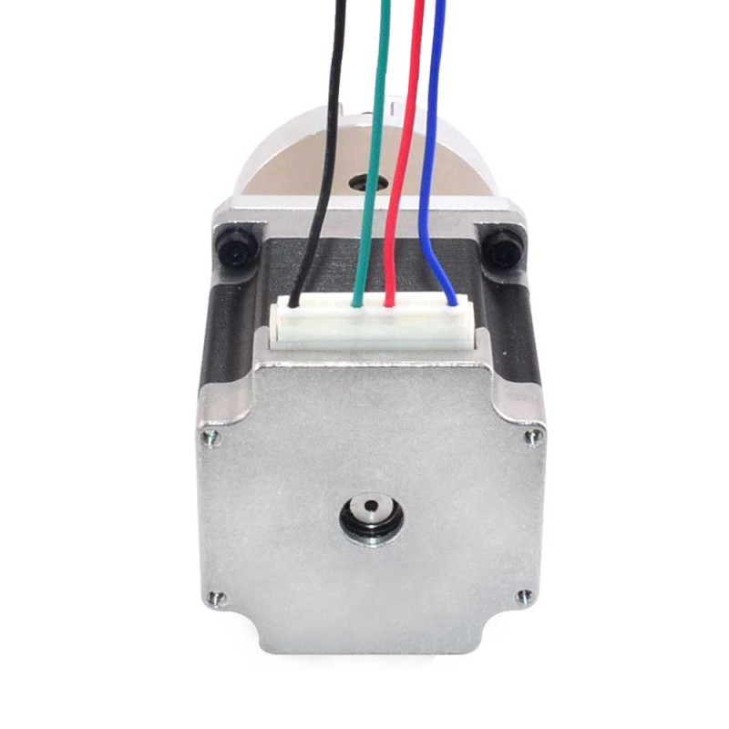 Nema 23 stappenmotor bipolair L=56mm w/overbrengingsverhouding 4:1 planetaire tandwielkast & pinconnector