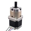 Nema 23 stappenmotor bipolair L=56mm w/overbrengingsverhouding 4:1 planetaire tandwielkast & pinconnector