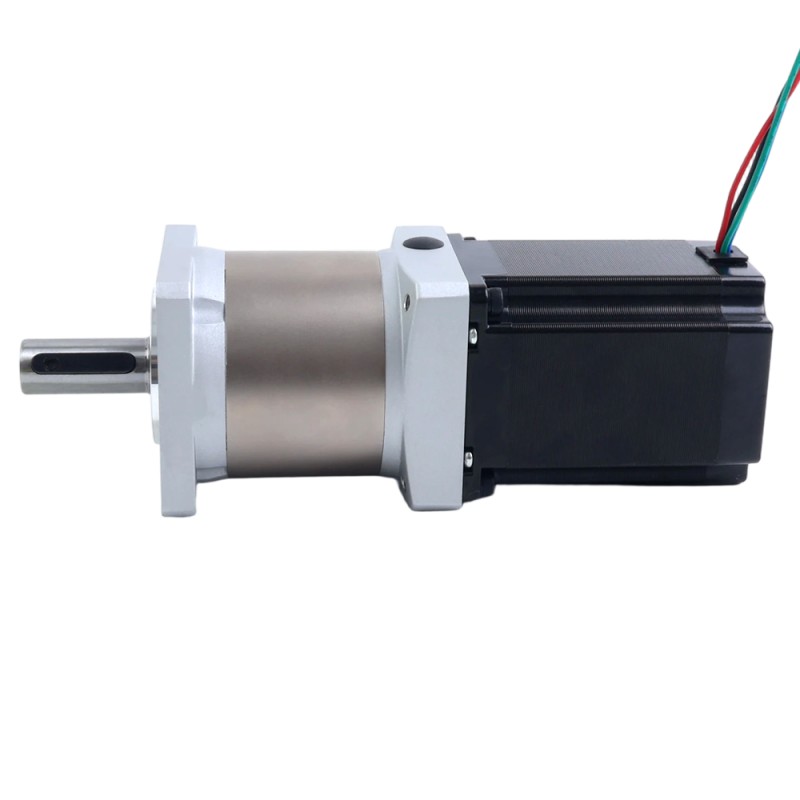 Nema 23 stappenmotor bipolair L=76,5mm met planetaire versnellingsbak EG-serie overbrengingsverhouding 50:1 - 23HS30-2904S-EGS50 | StepperOnline