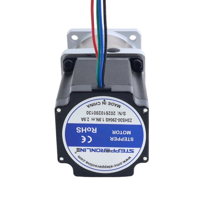 Nema 23 stappenmotor bipolair L=76,5mm met planetaire versnellingsbak EG-serie overbrengingsverhouding 50:1 - 23HS30-2904S-EGS50 | StepperOnline