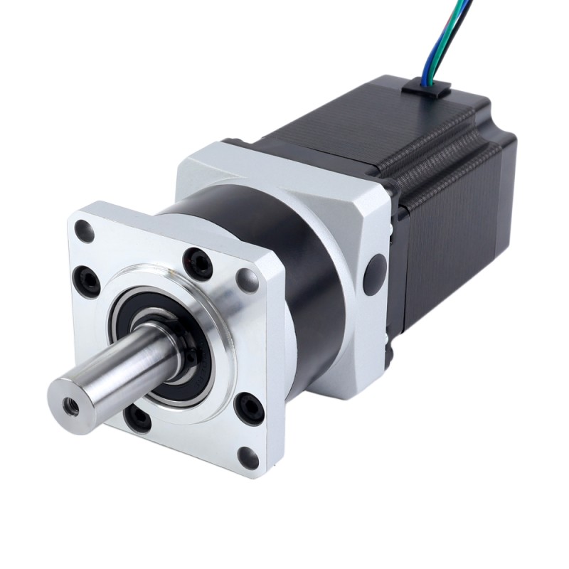 Nema 23 stappenmotor L=76.5mm overbrengingsverhouding 4:1 MG serie planetaire Tandwielkast - 23HS30-2904S-MG4 | StepperOnline