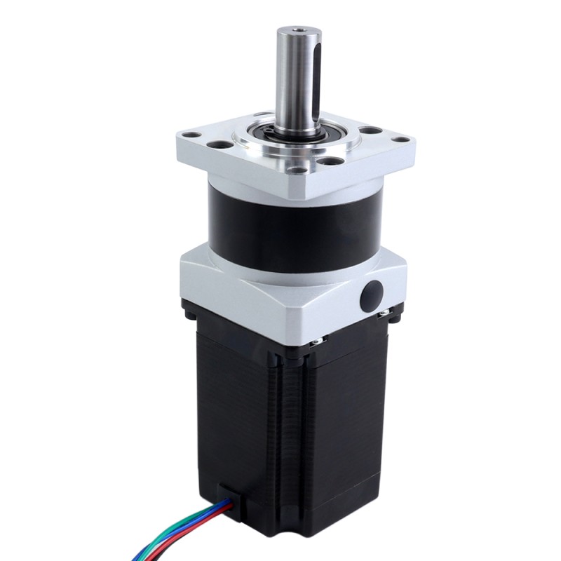 Nema 23 stappenmotor L=76.5mm overbrengingsverhouding 4:1 MG serie planetaire Tandwielkast - 23HS30-2904S-MG4 | StepperOnline