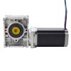 Nema 23 stappenmotor L = 113mm overbrengingsverhouding 7.5: 1 Wormwiel versnellingsbak NMRV30 Wormwiel Speed Reducer