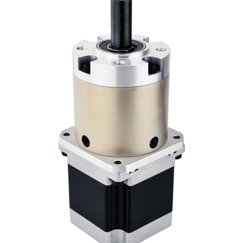 Nema 23 stappenmotor bipolair L=56mm w/versnelling 15:1 planetaire tandwielkast