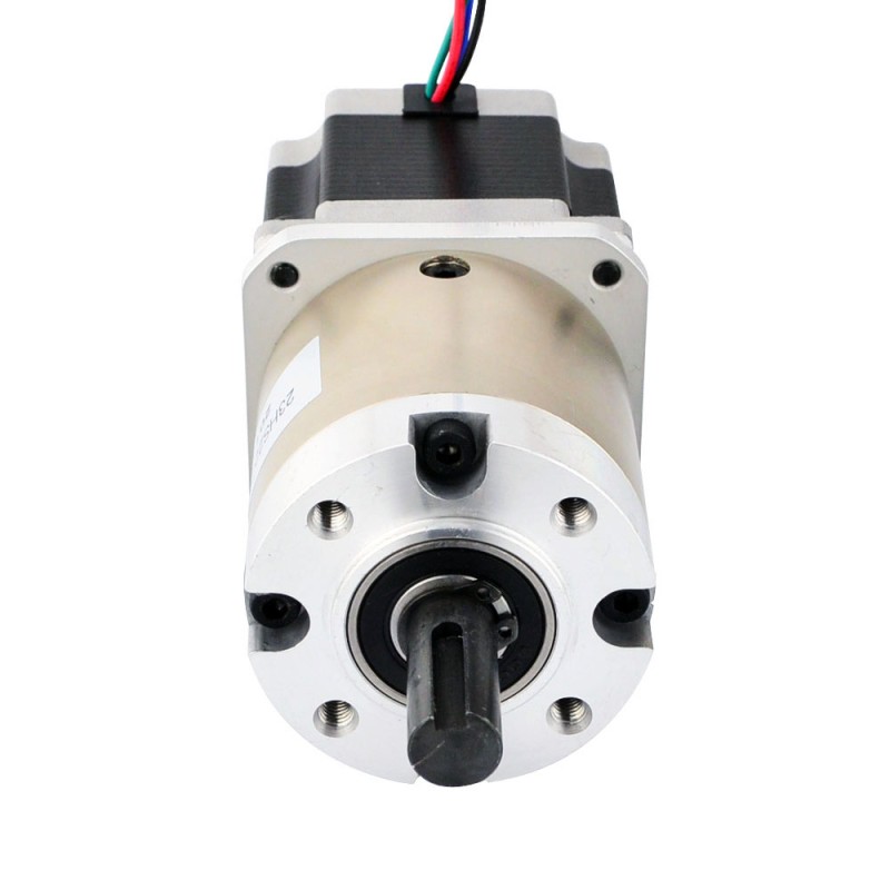 Nema 23 stappenmotor bipolair L=56mm w/versnelling 15:1 planetaire tandwielkast