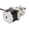 Nema 23 stappenmotor bipolair L=56mm met tandwielverhouding 4:1 planetaire tandwielkast