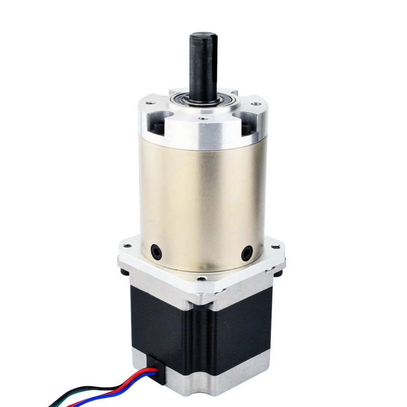 Nema 23 stappenmotor bipolair L=56mm met tandwielverhouding 47:1 planetaire tandwielkast