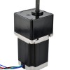 Nema 23 stappenmotor bipolair L=76mm w/overbrengingsverhouding 30:1 tandwielkast