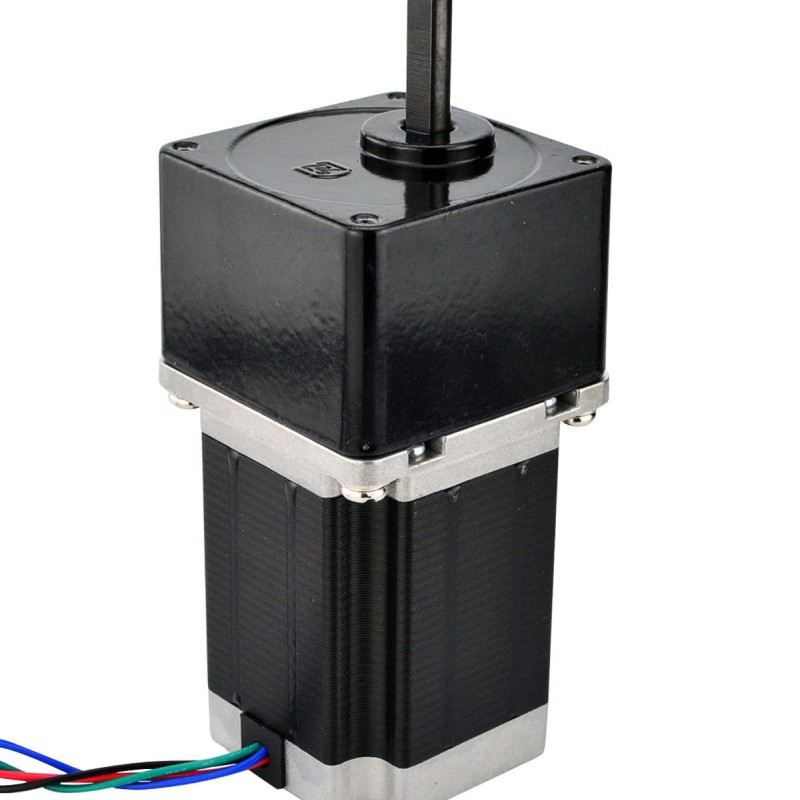 Nema 23 stappenmotor bipolair L=76mm w/overbrengingsverhouding 30:1 tandwielkast