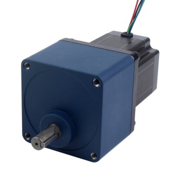 Nema 34 stappenmotor bipolair L=98mm met achteras & tandwielverhouding 9:1 tandwielkast