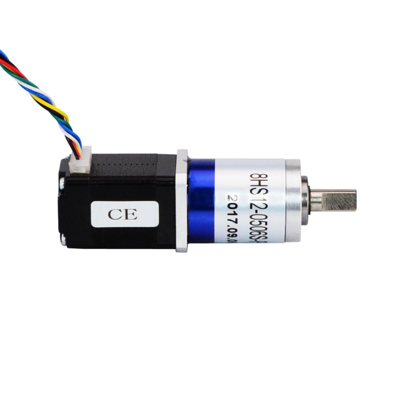 Nema 8 Stappenmotor Unipolair L=30mm w/overbrengingsverhouding 90:1 Planetaire versnellingsbak