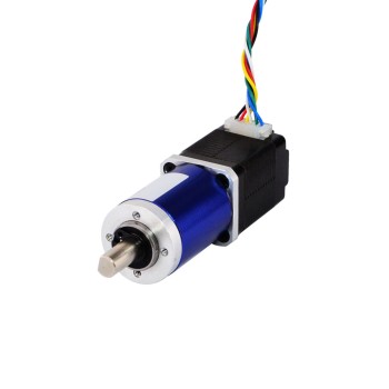 Nema 8 Stappenmotor Unipolair L=30mm w/overbrengingsverhouding 90:1 Planetaire Tandwielkast
