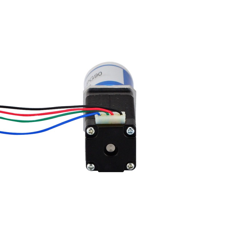 Nema 8 stappenmotor bipolair L=38mm w/versnelling 90:1 planetaire tandwielkast