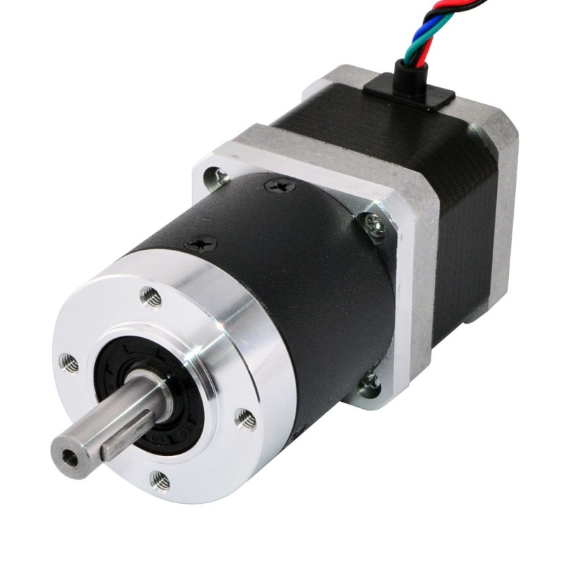 Nema 17 stappenmotor L=39mm overbrengingsverhouding 15:1 hoge precisie planetaire versnellingsbak
