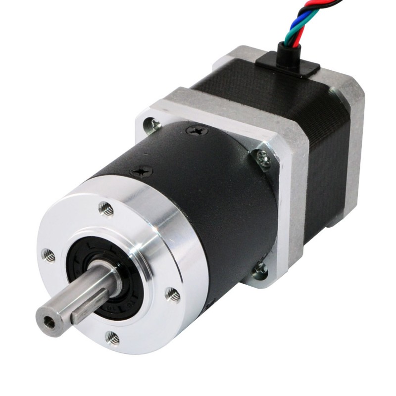 Nema 17 stappenmotor L=39mm overbrengingsverhouding 20:1 hoge precisie planetaire versnellingsbak