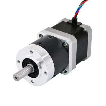 Nema 17 stappenmotor L=39mm overbrengingsverhouding 5:1 hoge precisie planetaire Tandwielkast