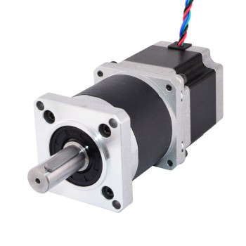Nema 23 stappenmotor L=55mm overbrengingsverhouding 15:1 hoge precisie planetaire Tandwielkast