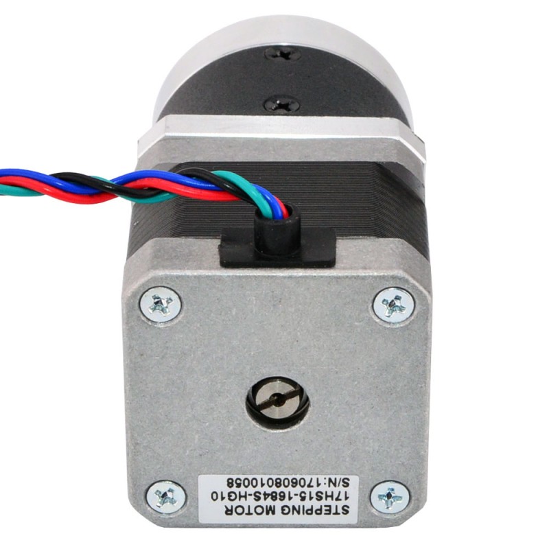 Nema 17 stappenmotor L=39mm overbrengingsverhouding 10:1 hoge precisie planetaire versnellingsbak