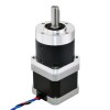 Nema 17 stappenmotor L=39mm overbrengingsverhouding 10:1 hoge precisie planetaire versnellingsbak