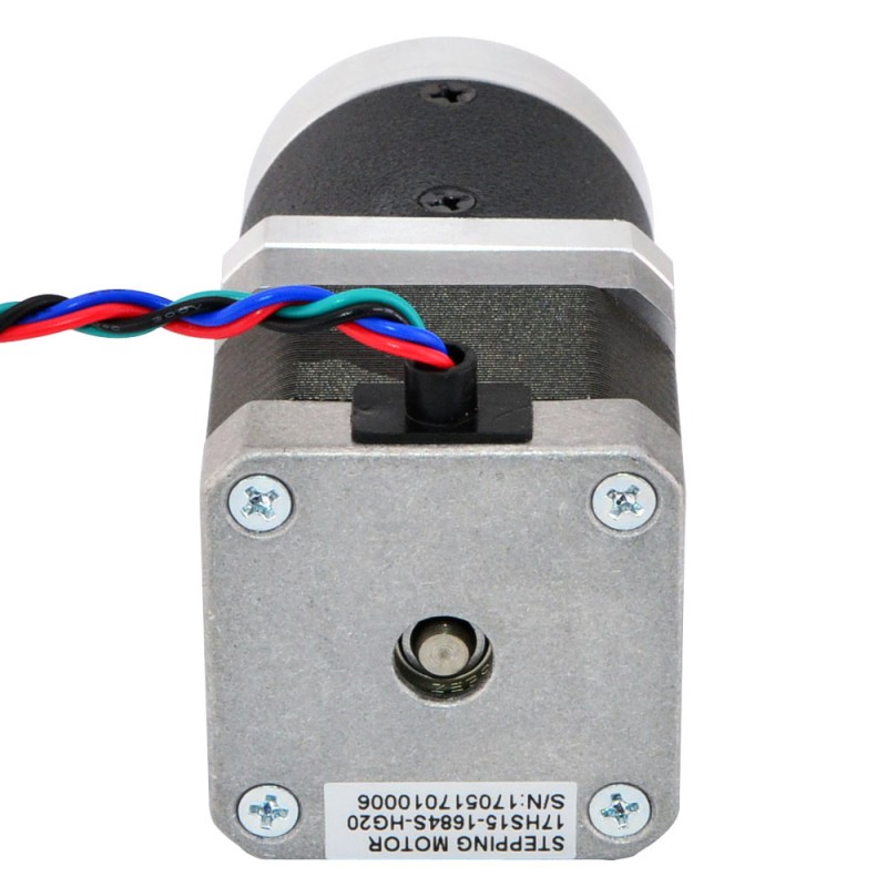 Nema 17 stappenmotor L=39mm overbrengingsverhouding 20:1 hoge precisie planetaire versnellingsbak