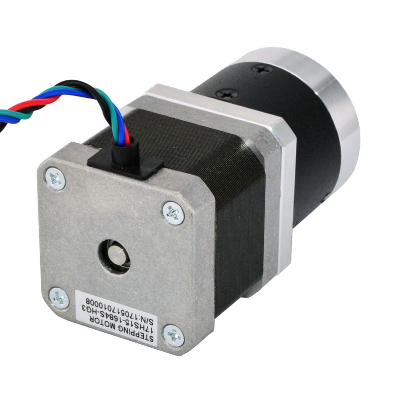 Nema 17 stappenmotor L=39mm overbrengingsverhouding 3:1 hoge precisie planetaire versnellingsbak