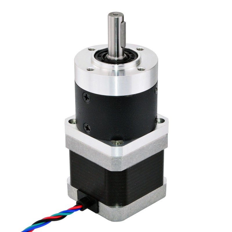 Nema 17 stappenmotor L=39mm overbrengingsverhouding 3:1 hoge precisie planetaire versnellingsbak