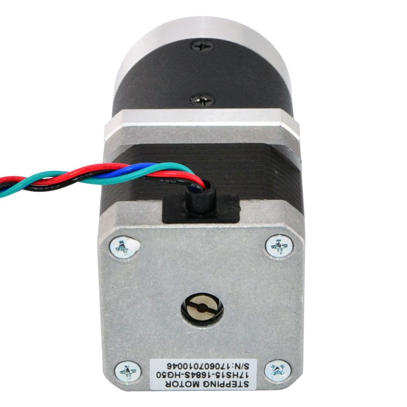 Nema 17 stappenmotor L=39mm overbrengingsverhouding 50:1 hoge precisie planetaire versnellingsbak