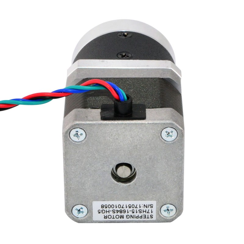 Nema 17 stappenmotor L=39mm overbrengingsverhouding 5:1 hoge precisie planetaire versnellingsbak