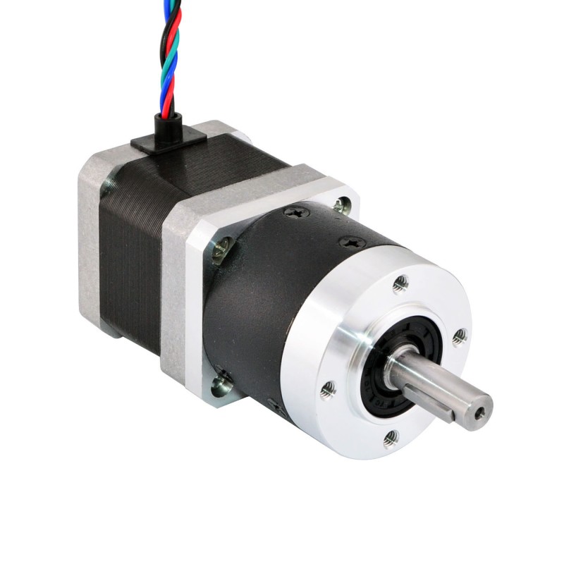 Nema 17 stappenmotor L=39mm overbrengingsverhouding 5:1 hoge precisie planetaire versnellingsbak