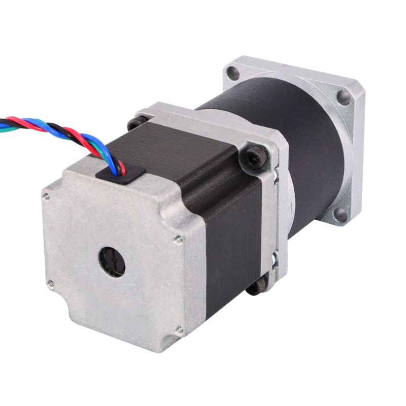 Nema 23 stappenmotor L=56mm overbrengingsverhouding 10:1 hoge precisie planetaire versnellingsbak