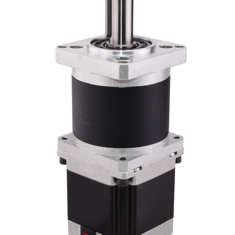 Nema 23 stappenmotor L=56mm overbrengingsverhouding 10:1 hoge precisie planetaire versnellingsbak