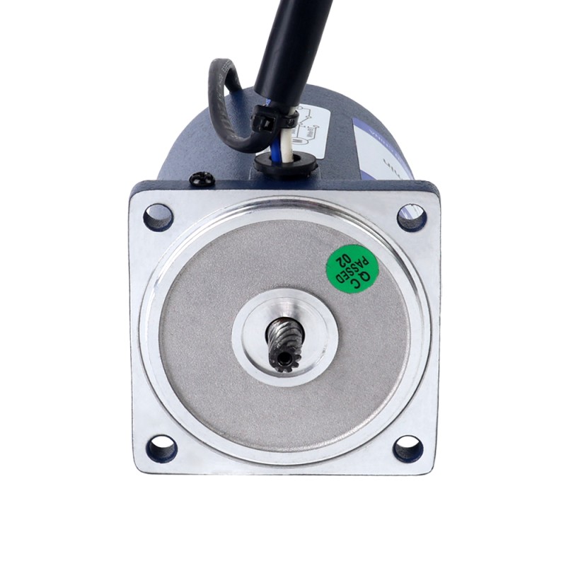 6W 110VAC 60Hz 1,8-31RPM 1,36Nm(192,59oz.in) Flens 60mm Spur-versnellingsbak Eenfasige AC-motor met variabele snelheid - 2IK6RGN-A/2GN50K | StepperOnline