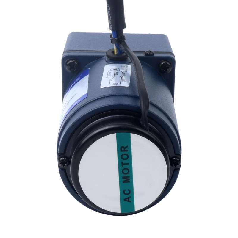 6W 110VAC 60Hz 1,8-31RPM 1,36Nm(192,59oz.in) Flens 60mm Spur-versnellingsbak Eenfasige AC-motor met variabele snelheid - 2IK6RGN-A/2GN50K | StepperOnline