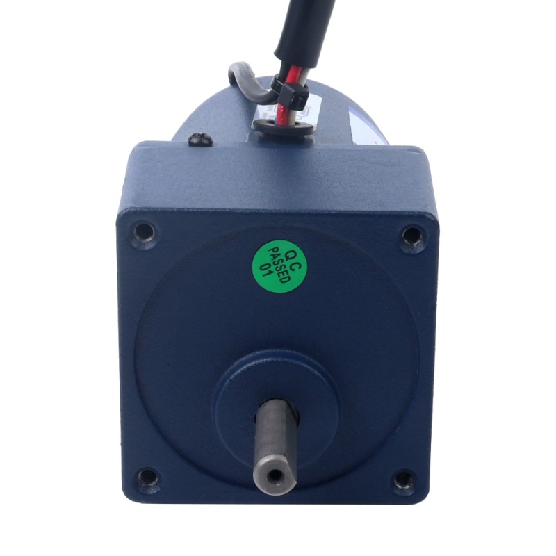 6W 110VAC 60Hz 1,8-31RPM 1,36Nm(192,59oz.in) Flens 60mm Spur-versnellingsbak Eenfasige AC-motor met variabele snelheid - 2IK6RGN-A/2GN50K | StepperOnline