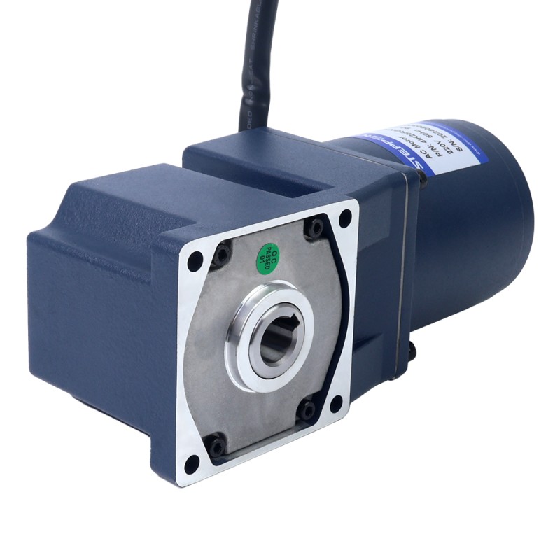 25W 110VAC 60Hz 4,5-77,5RPM 2,60Nm(368,19oz.in) Flens 80mm Haakse versnellingsbak Eenfasige AC-motor met variabele snelheid - 4IK25RGN-A/4GN20RC | StepperOnline