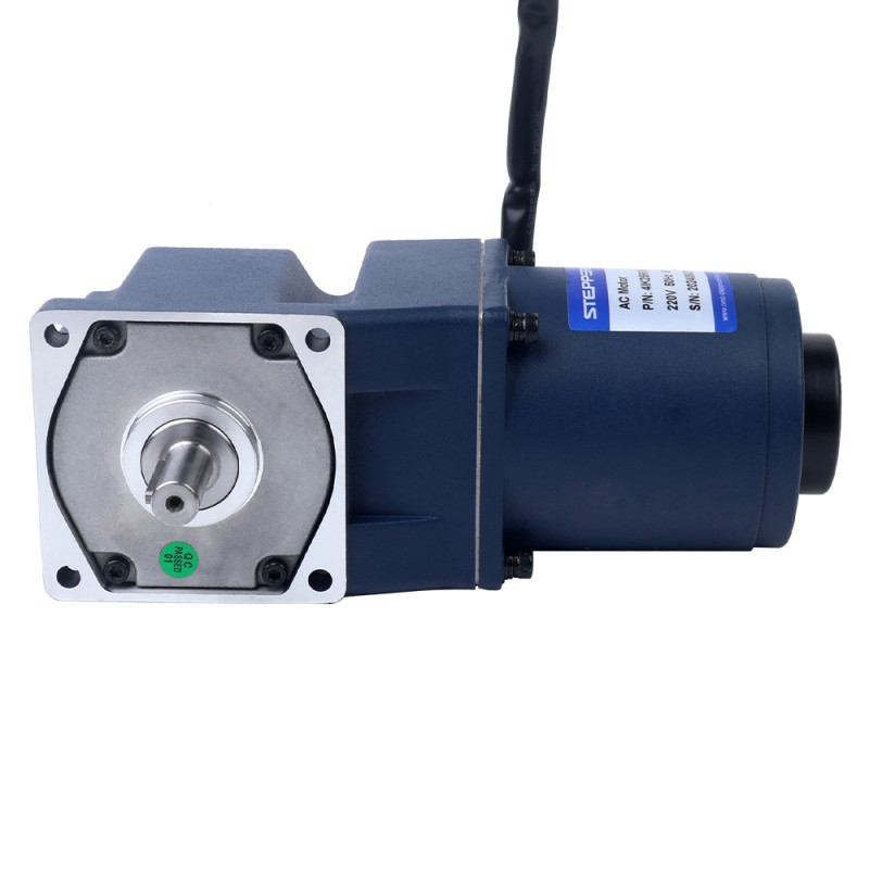25W 110VAC 60Hz 3-51,67RPM 3,90Nm(552,28oz.in) Flens 80mm Haakse versnellingsbak Eenfasige AC-motor met variabele snelheid - 4IK25RGN-A/4GN30RT | StepperOnline