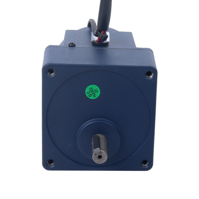25W 220VAC 50Hz 0,9-13,5RPM 8,00Nm(1132,89oz.in) Flens 80mm Spur-versnellingsbak Eenfasige AC-motor met variabele snelheid - 4IK25RGN-C/4GN100K | StepperOnline