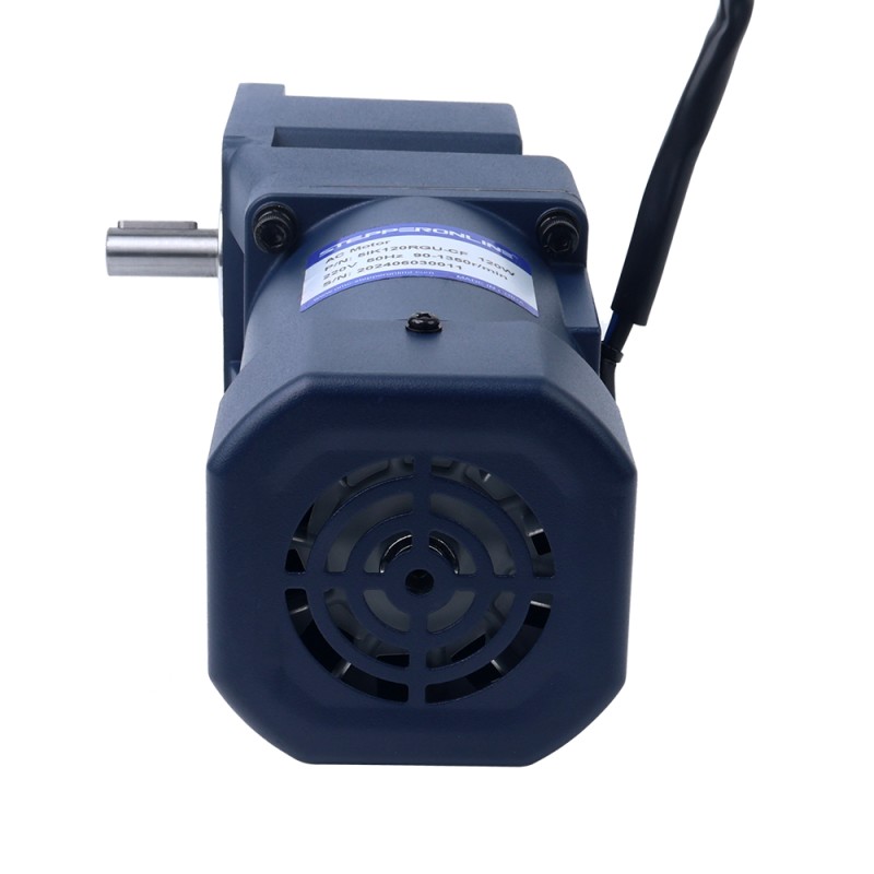 120W 220VAC 50Hz 6-90RPM 9,30Nm(1316,97oz.in) Flens 90mm Haakse versnellingsbak Eenfasige AC-motor met variabele snelheid - 5IK120RGU-CF/5GU15RT | StepperOnline