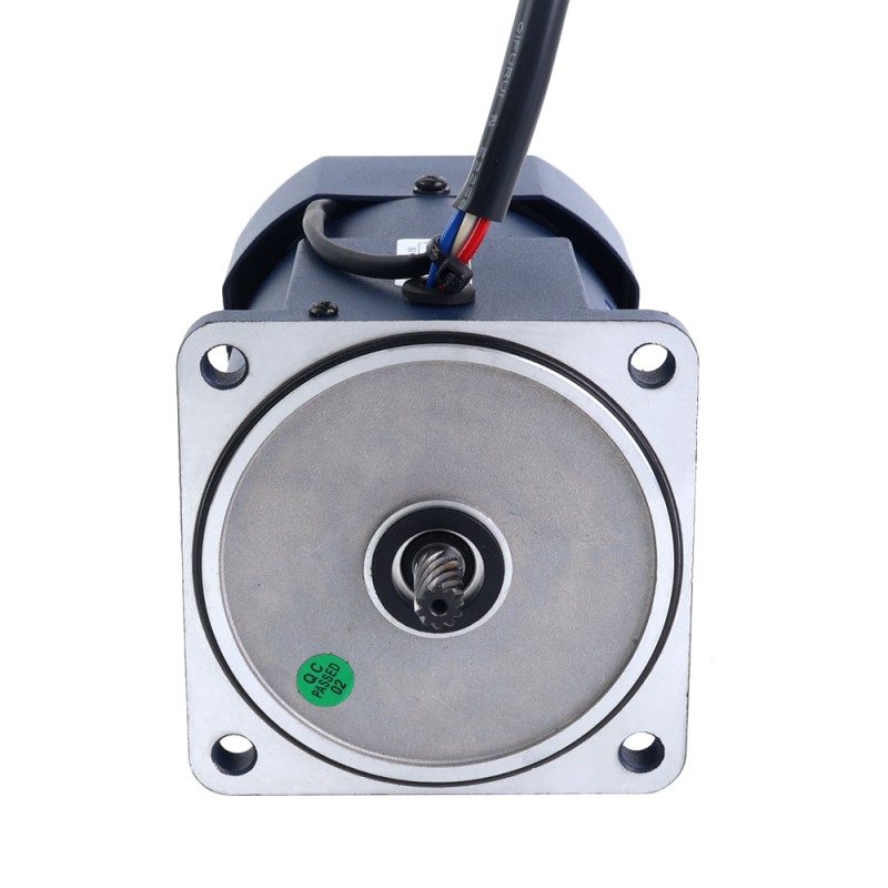 60W 220VAC 50Hz 4,5-67,5RPM 5,92Nm(838,34oz.in) Flens 90mm Spur-versnellingsbak Eenfasige AC-motor met variabele snelheid - 5IK60RGN-CF/5GN20K | StepperOnline