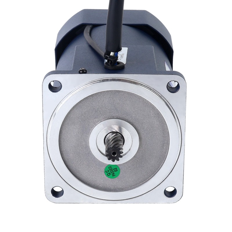 90W 220VAC 50Hz 4,5-67,5RPM 9,30Nm(1316,97oz.in) Flens 90mm Haakse versnellingsbak Eenfasige AC-motor met variabele snelheid - 5IK90RGU-CF/5GU20RC | StepperOnline
