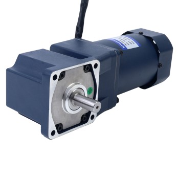 90W 220VAC 50Hz 6-90RPM 7,00Nm(991,27oz.in) Flens 90mm Haakse versnellingsbak Eenfasige AC-motor met variabele snelheid