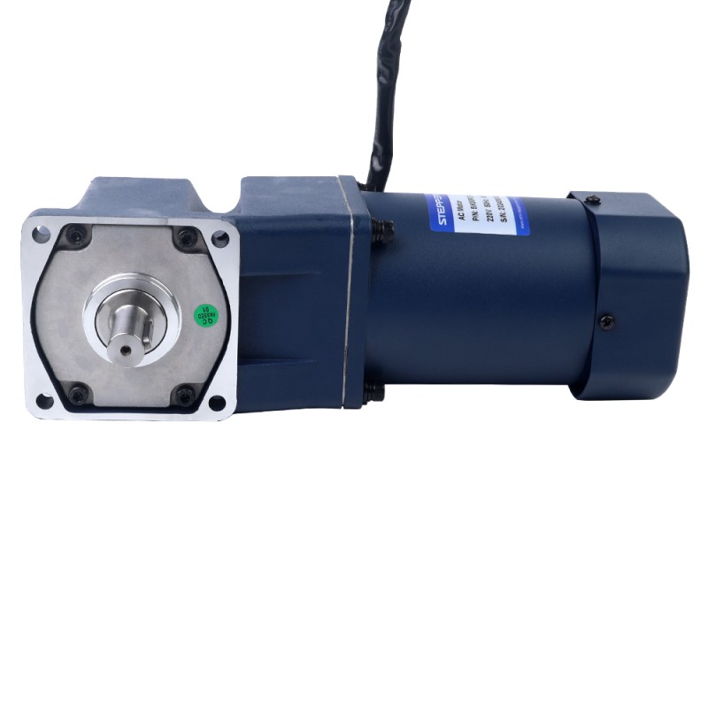 90W 220VAC 50Hz 9-135RPM 4,60Nm(651,41oz.in) Flens 90mm Haakse versnellingsbak Eenfasige AC-motor met variabele snelheid - 5IK90RGU-CF/5GU10RT | StepperOnline
