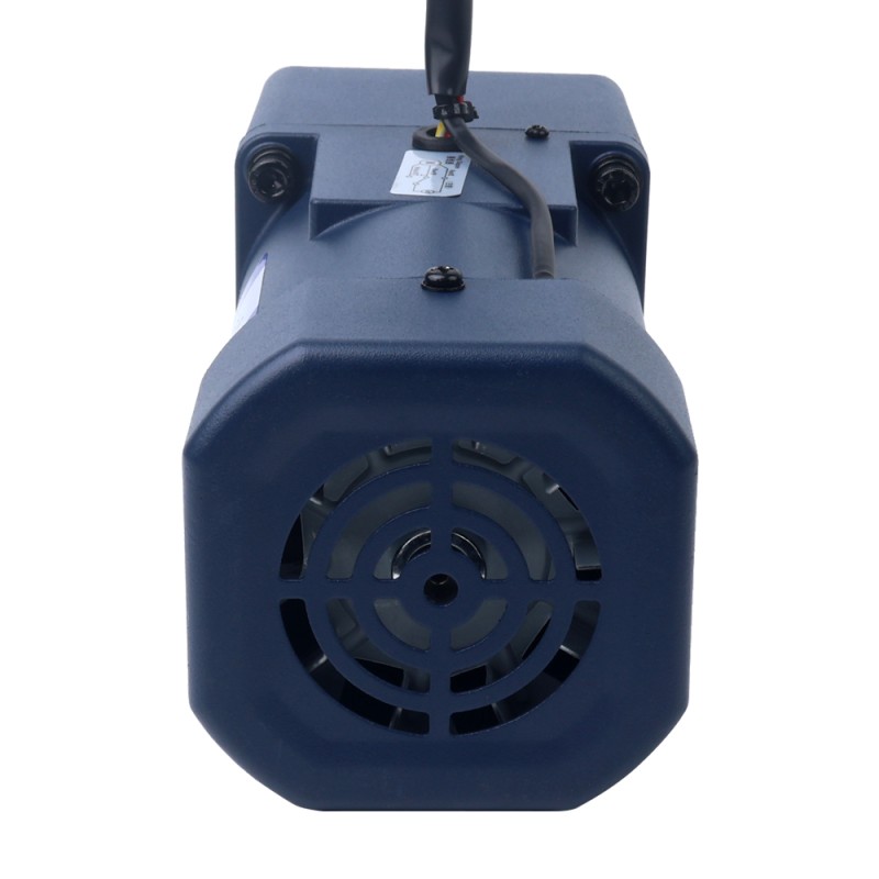 90W 220VAC 50Hz 6-90RPM 7,03Nm(995,53oz.in) Flens 90mm Spur-versnellingsbak Eenfasige AC-motor met variabele snelheid - 5IK90RGU-CF/5GU15KB | StepperOnline