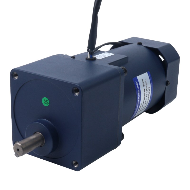 200W 110VAC 60Hz 6-103,33RPM 11,59Nm(1641,28oz.in) Flens 104mm Spur-versnellingsbak Eenfasige AC-motor met variabele snelheid - 6IK200RGU-AF/6GU15K | StepperOnline