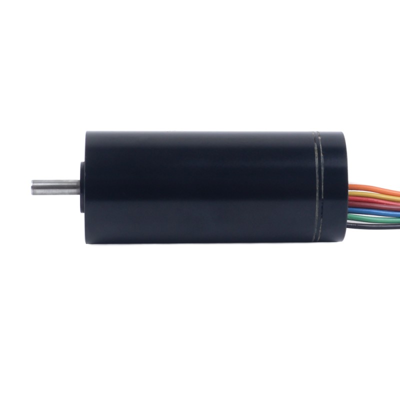Borstelloze kernloze ronde motor 48V 23,5mNm 25,84W 0,67A Ф22x45mm - 22CL45-48-P2-10500 | StepperOnline