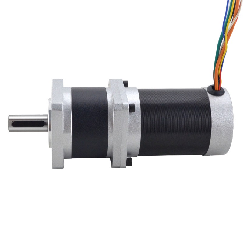24V 220W 350RPM Geared Brushless DC Motor 5.10Nm (722.22oz.in) 10:1 Hoge Precisie Versnellingsbak