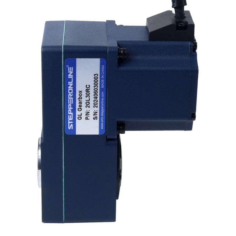 24V 40W 100RPM 2,80Nm(396,51oz.in) 30:1 borstelloze gelijkstroommotor met tandwielkast en parallelle holle as versnellingsbak - F2B40-24GL-30S/2GL30RC | StepperOnline UK