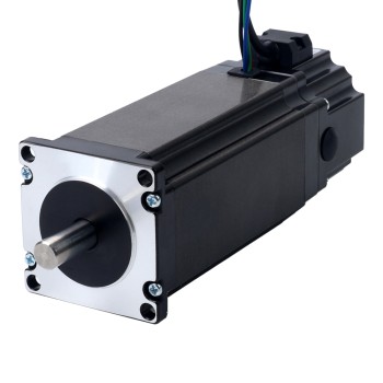 Nema 23 Stappenmotorr 4,2Nm(594,77oz.in) met 24V 4,5W Elektromagnetische rem