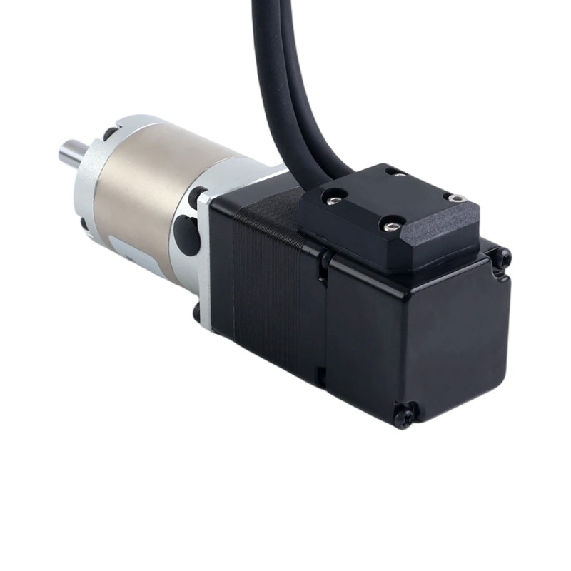 Nema 11 Gesloten-lus stappenmotor L=32mm met EG-serie planetaire versnellingsbak overbrengingsverhouding 50:1 - 11HS12-1004D-E1000-EGS50 | StepperOnline